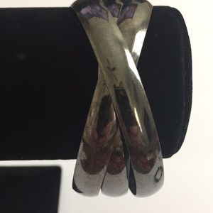 Vintage Jewelry - 3pcs Vintage Jewelry Metal Grey Bangles Vintage Jewelry - 3pcs Vintage Jewelry Metal Grey Bangles